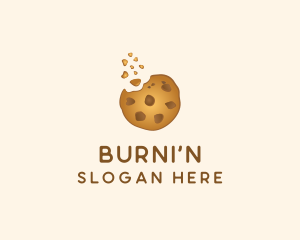 Choc Chip Cookie Biscuit logo design