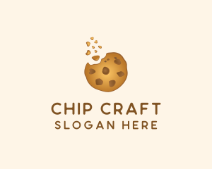 Choc Chip Cookie Biscuit logo design