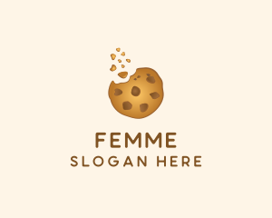 Choc Chip Cookie Biscuit logo design