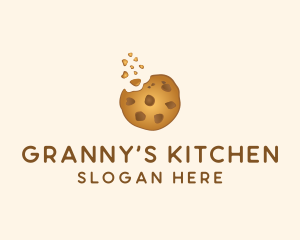 Choc Chip Cookie Biscuit logo design