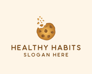 Choc Chip Cookie Biscuit logo design