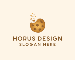 Choc Chip Cookie Biscuit logo design