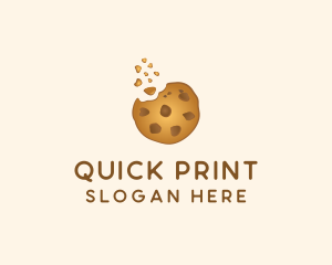 Choc Chip Cookie Biscuit logo design