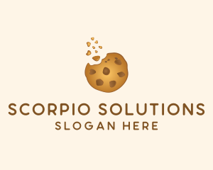 Choc Chip Cookie Biscuit logo design