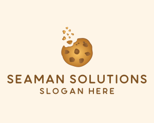 Choc Chip Cookie Biscuit logo design