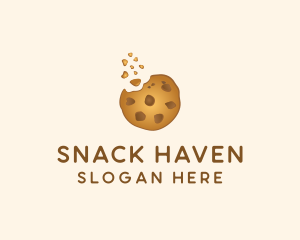 Choc Chip Cookie Biscuit logo design