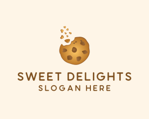 Choc Chip Cookie Biscuit logo design