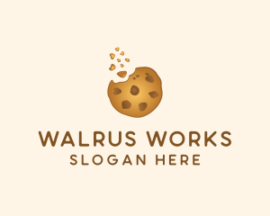 Choc Chip Cookie Biscuit logo design