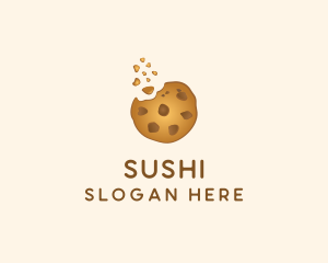 Choc Chip Cookie Biscuit logo design