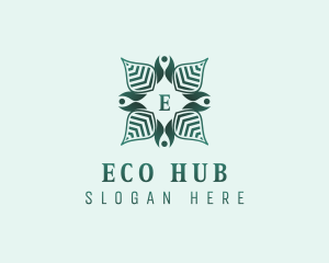 Eco Natural Wellness  logo design