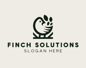 Finch - Chicken Leaf Restaurant logo design