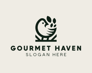 Chicken Leaf Restaurant logo design