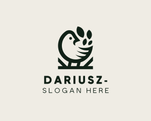 Sparrow - Chicken Leaf Restaurant logo design