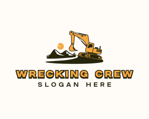 Demolition - Demolition Excavator Contractor logo design