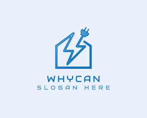 Electrical Lightning Plug Logo