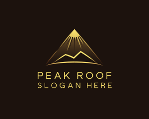 Mountain Outdoor Peak logo design