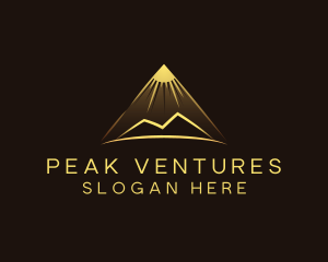 Mountain Outdoor Peak logo design