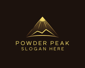 Mountain Outdoor Peak logo design