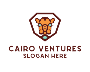 Cairo - Wild Camel Cartoon logo design