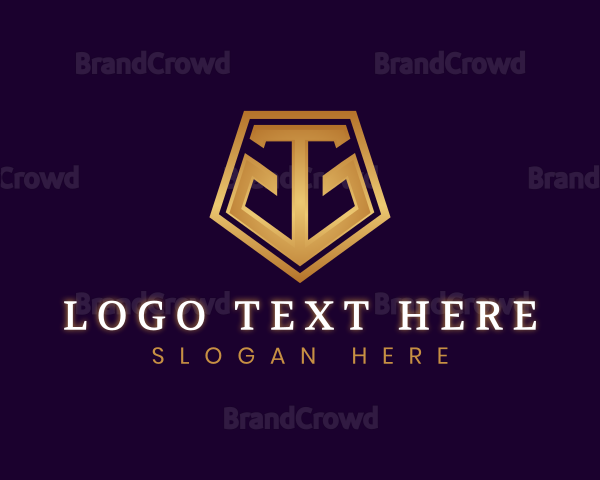 Geometric Industrial Construction Logo