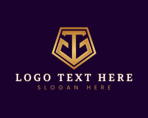 Firm - Geometric Industrial Construction logo design