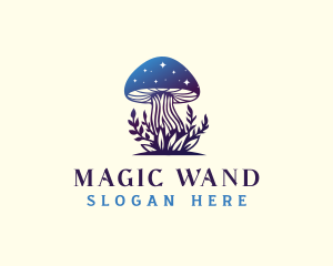 Mushroom Magic Fungus logo design