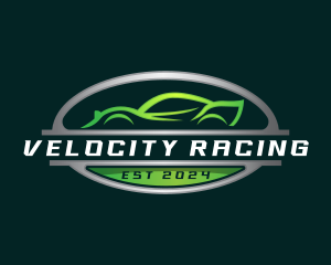 Car Racing Garage logo design