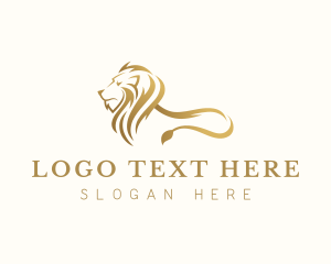 Wealth - Lion Feline Consuting logo design