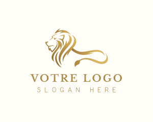 Lion Feline Consuting Logo
