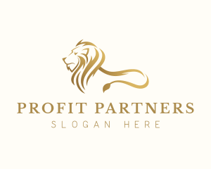 Lion Feline Consuting logo design