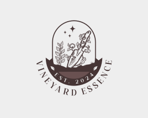 Vineyard Gardening Trowel logo design