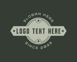 Military Army Officer logo design