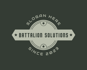 Battalion - Military Army Officer logo design
