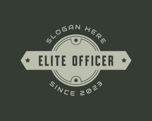 Officer - Military Army Officer logo design