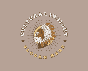 Native American Chief logo design