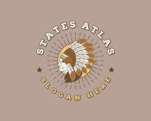 Native American Chief logo design