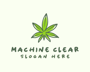 Natural Cannabis Leaf Logo