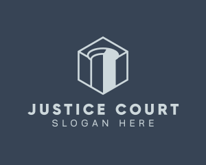 Court - Court House Property logo design