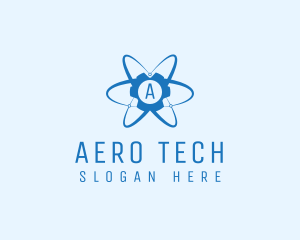 Atom Gear Tech Lab  logo design