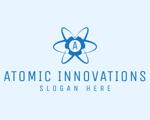 Atom Gear Tech Lab  logo design