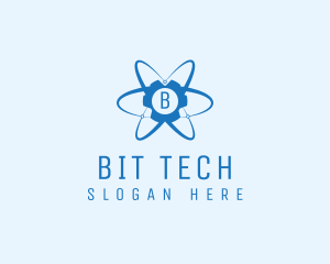 Atom Gear Tech Lab  logo design