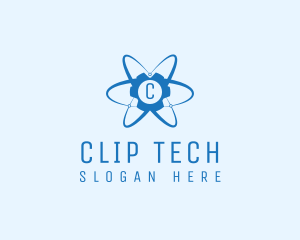 Atom Gear Tech Lab  logo design