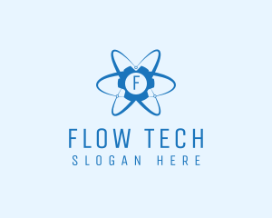 Atom Gear Tech Lab  logo design