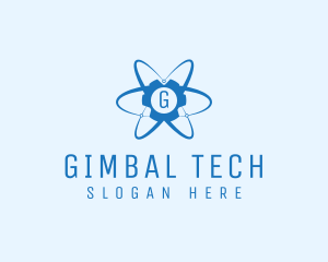 Atom Gear Tech Lab  logo design