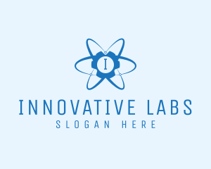 Atom Gear Tech Lab  logo design