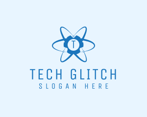 Atom Gear Tech Lab  logo design