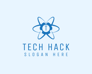 Atom Gear Tech Lab  logo design