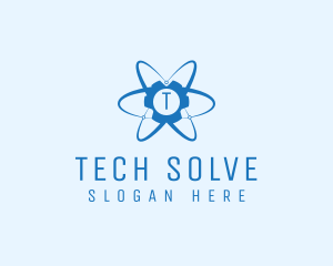 Atom Gear Tech Lab  logo design