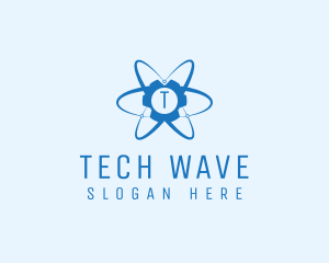 Atom Gear Tech Lab  logo design