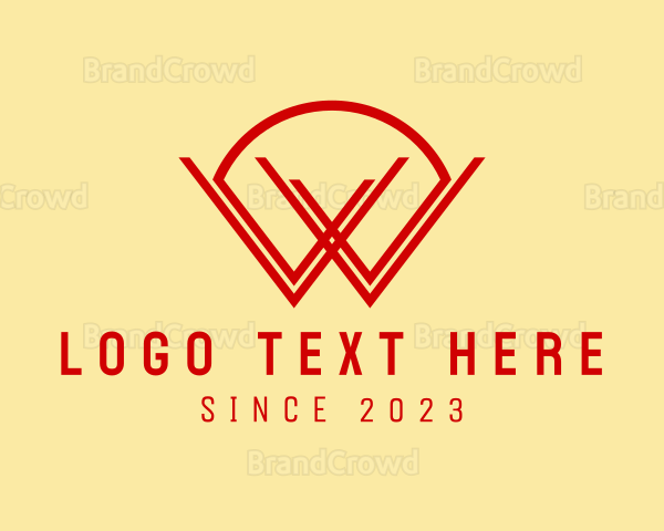 Business Marketing Letter W Logo